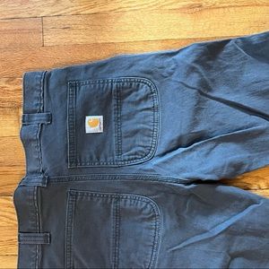 Carhartt Mens 32x32 dark gray slim fit work pants